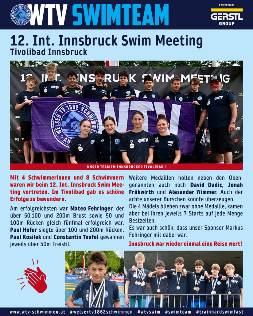 12. Int. Innsbruck Swim Meeting - Tivolibad Innsbruck