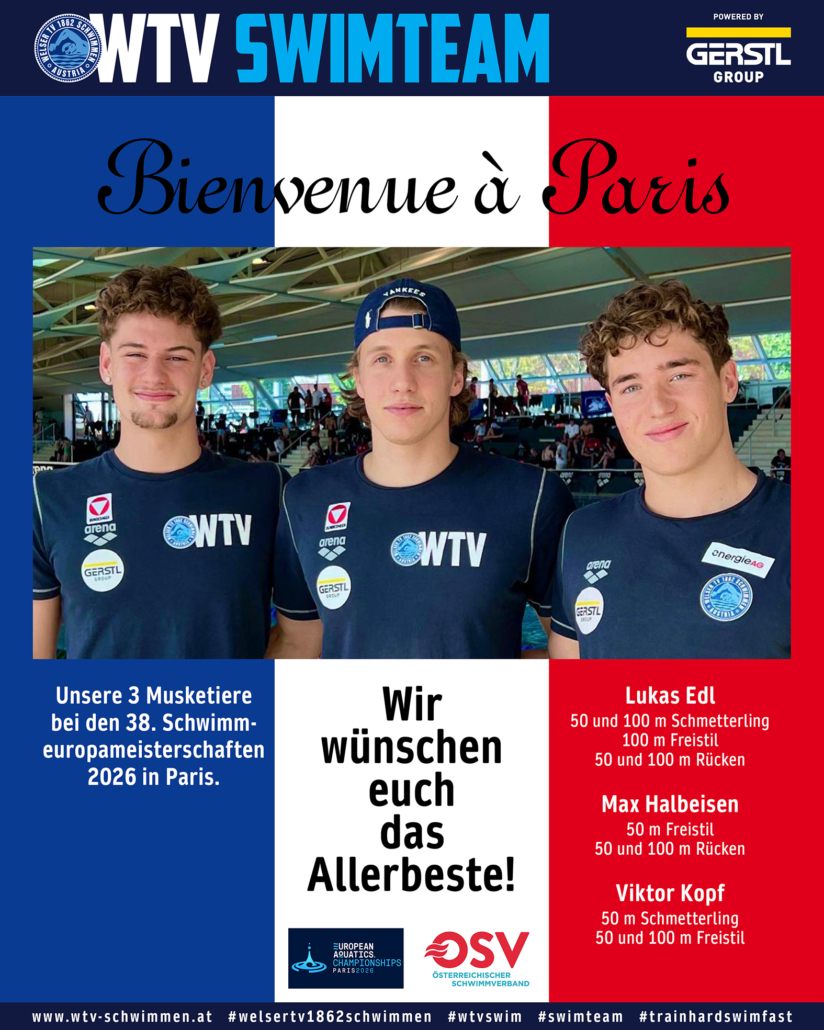 Bienvenue à Paris - 38. Schwimm-Europameisterschaften 2026